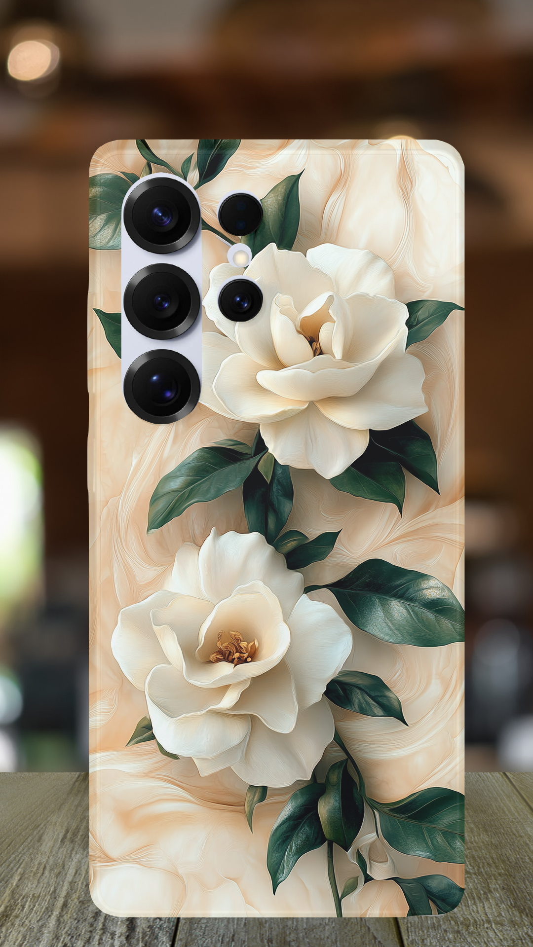 Personalized Petal Harmony Samsung Galaxy Case with Custom Name