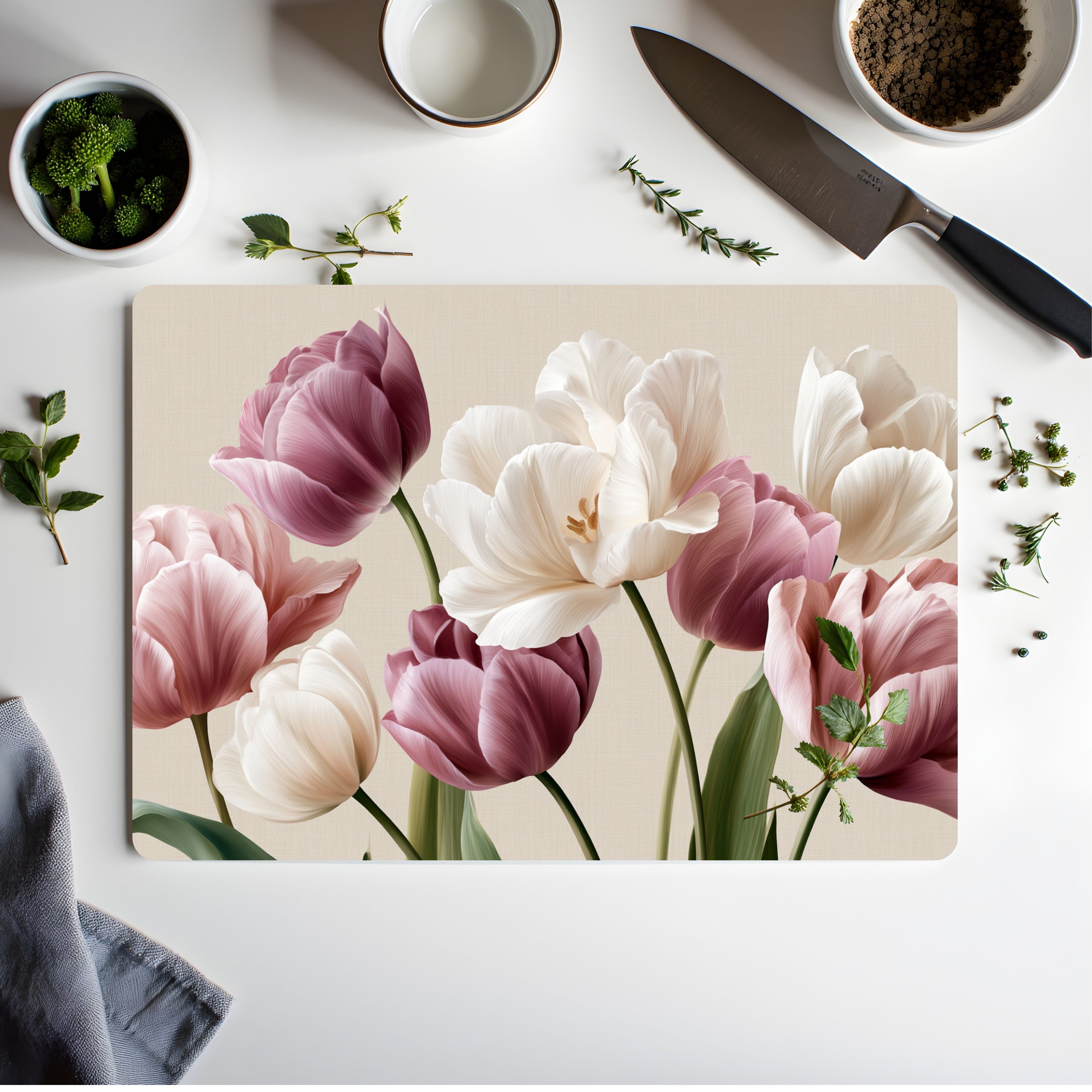 Tulip Blossom Serving Station Customized for Fresh Seasonal Kitchen Style