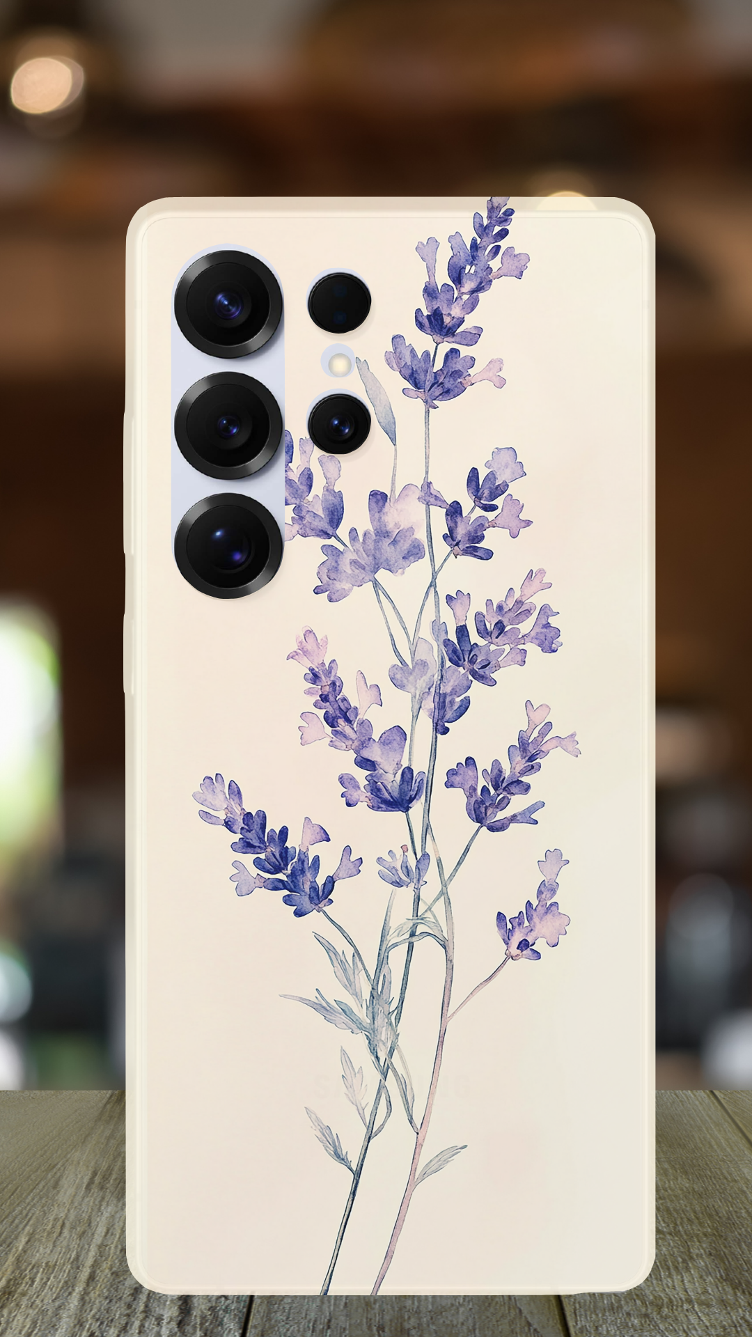 Personalized Blooming Retreat Samsung Galaxy Case with Custom Name