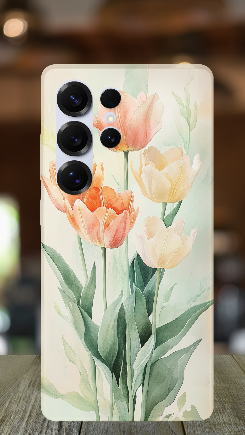 Personalized Petal Paradise Samsung Galaxy Case with Custom Name