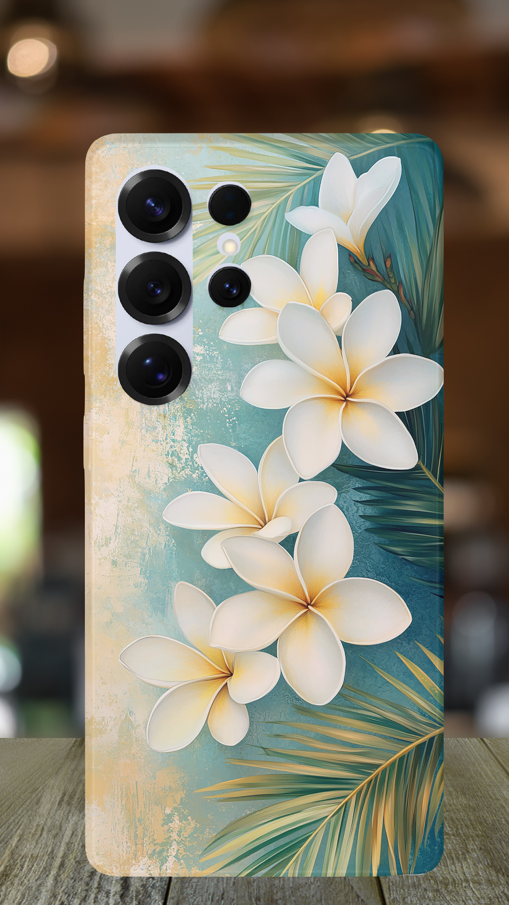 Personalized Garden Elegance Samsung Galaxy Case with Custom Name