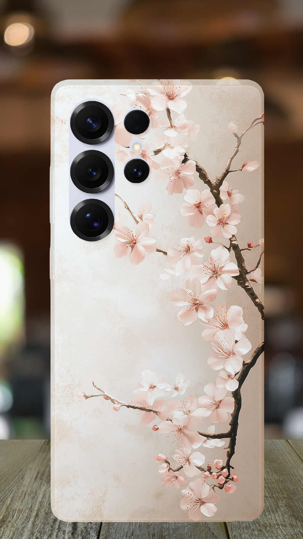 Personalized Floral Whisper Samsung Galaxy Case with Custom Name