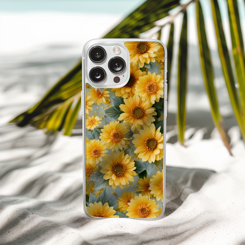 Personalized Floral Expressions iPhone Case with Custom Name & Botanical Style Cover