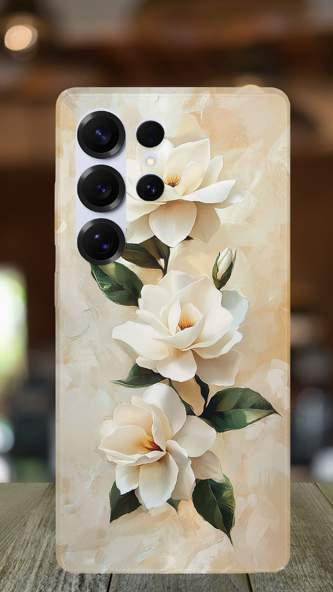 Personalized Petal Garden Samsung Galaxy Case with Custom Name