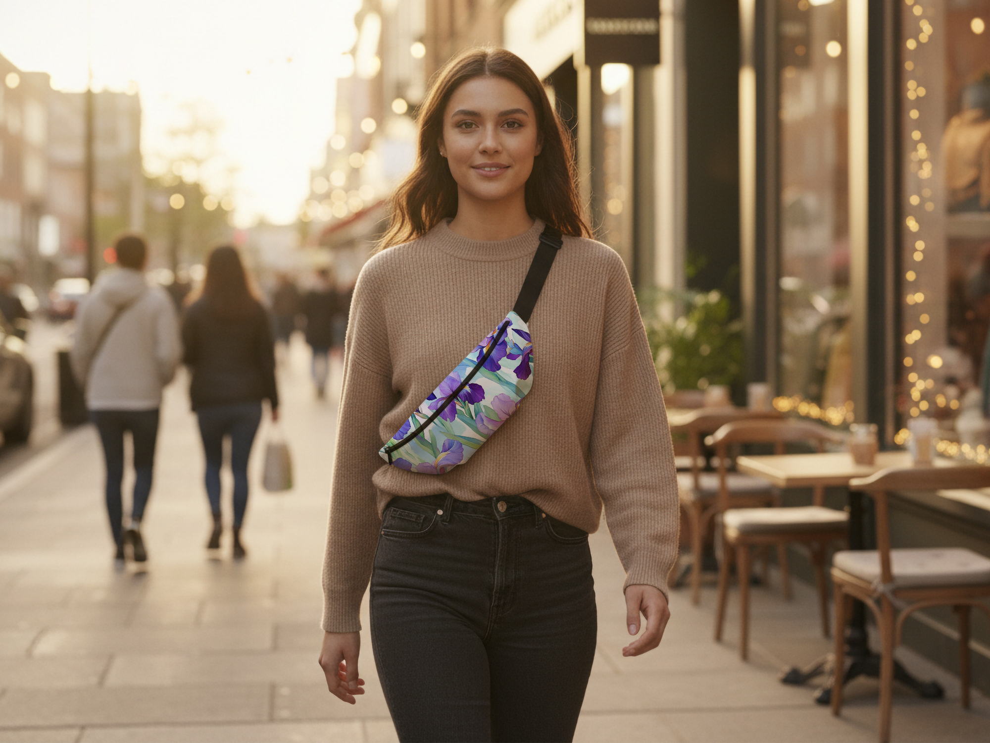 Personalized Iris Waist Pack with Custom Name