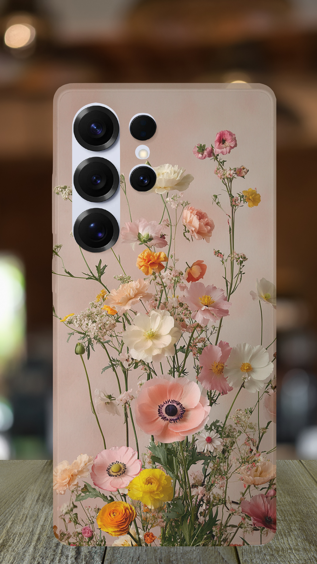 Personalized Garden Serenity Samsung Galaxy Case with Custom Name