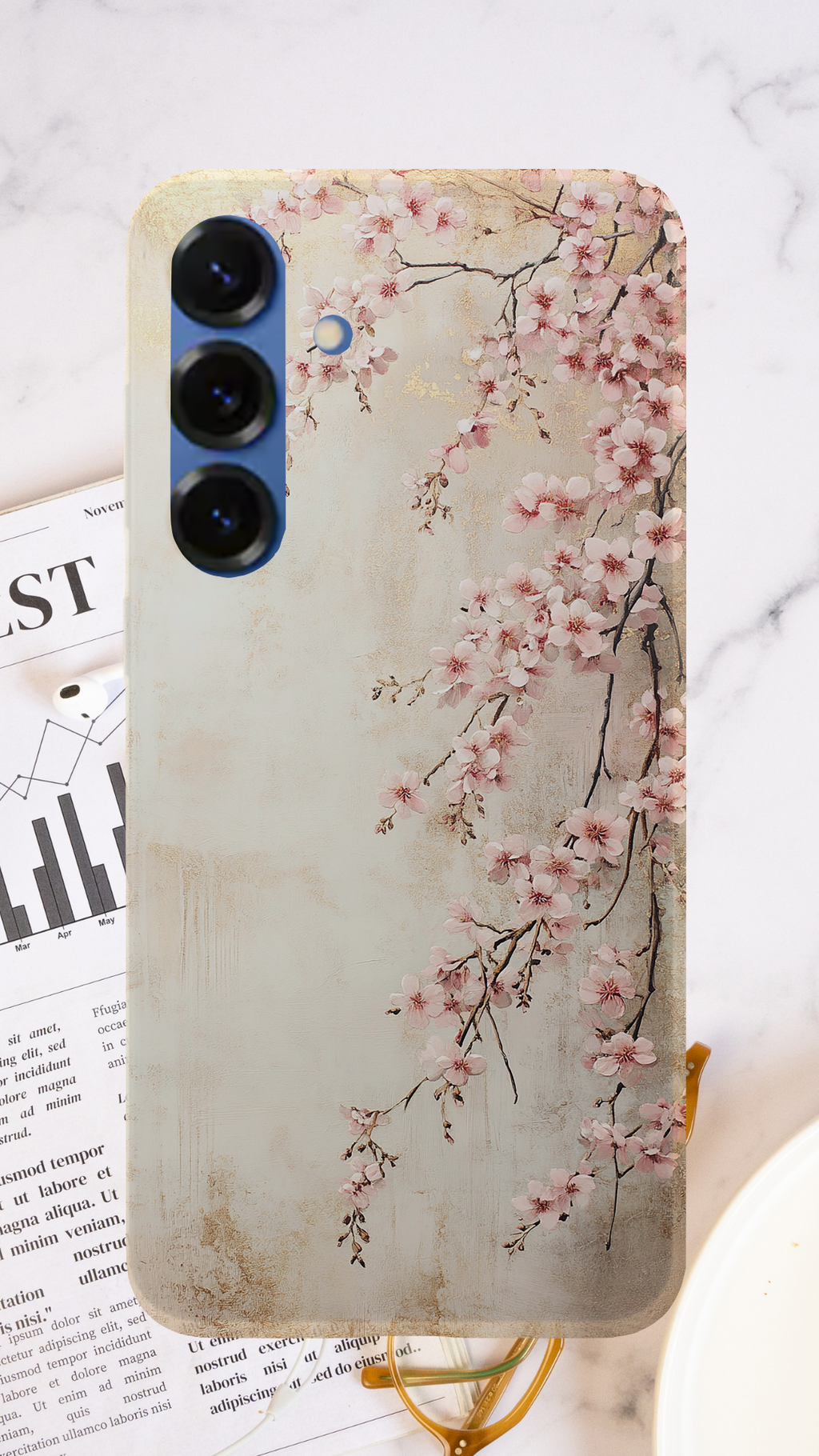 Personalized Petal Escape Samsung Galaxy Case with Custom Name