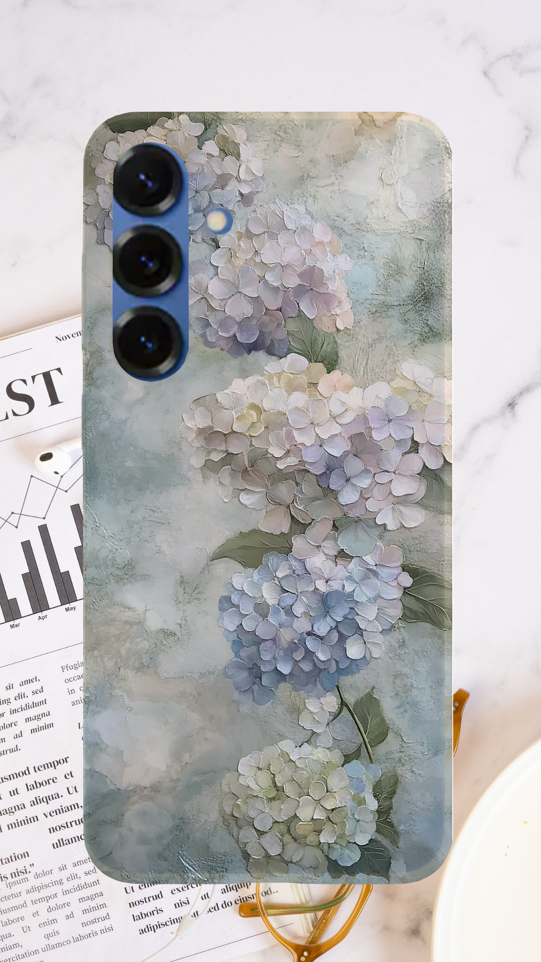 Personalized Blossom Haven Samsung Galaxy Case with Custom Name