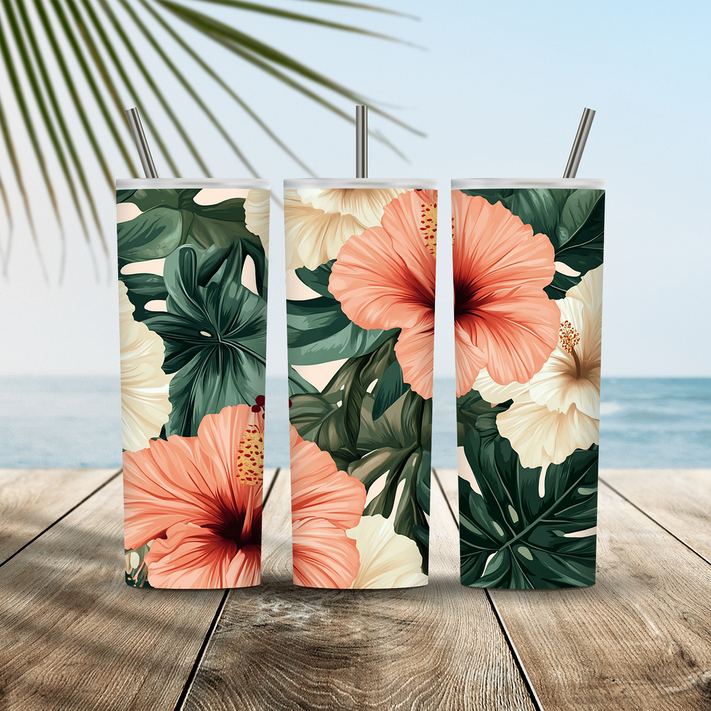 Personalized Garden Whisper Stainless Steel Tumbler with Custom Name