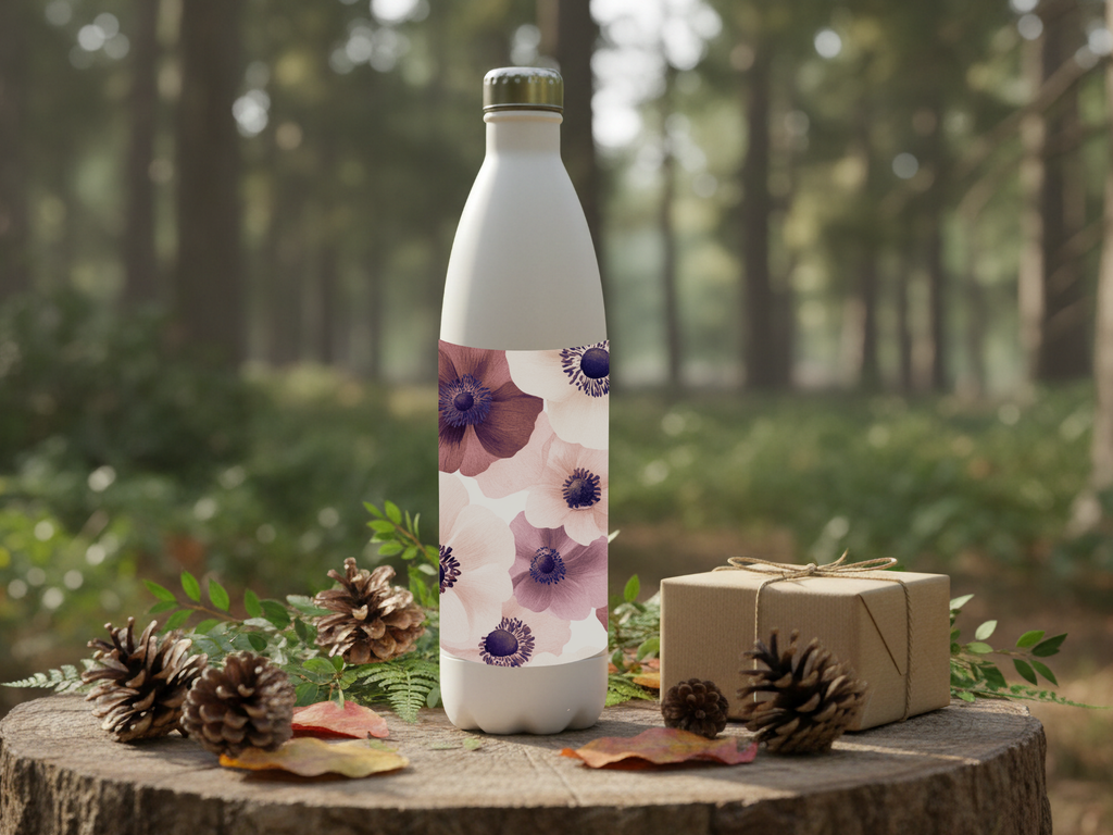 Anemone Meadow Custom Name Hydration Bottle