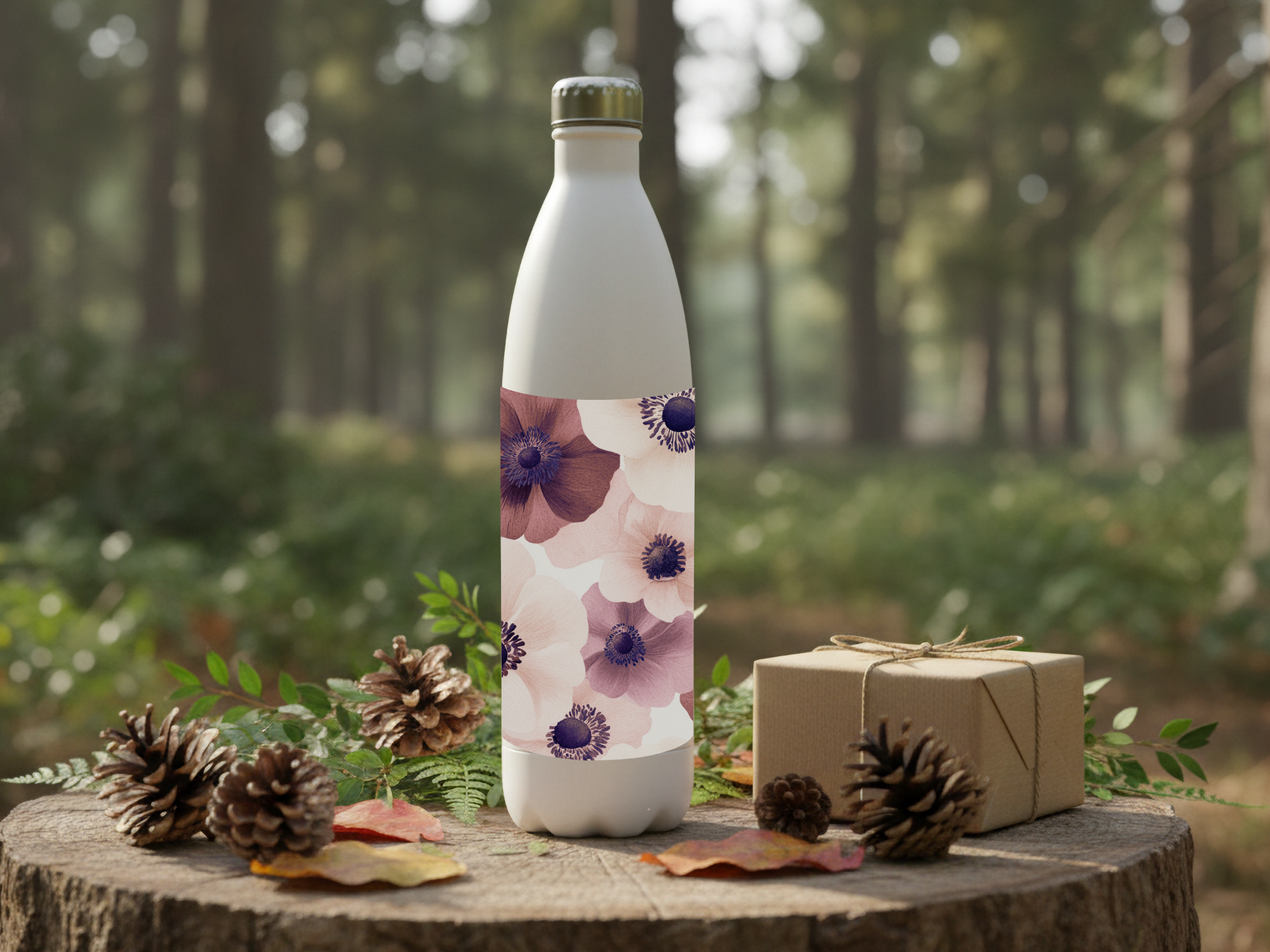 Anemone Meadow Custom Name Hydration Bottle
