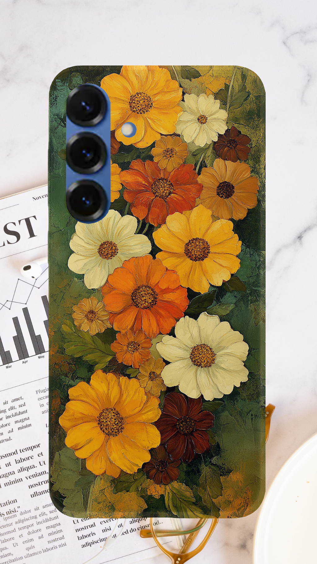 Personalized Botanical Dream Samsung Galaxy Case with Custom Name