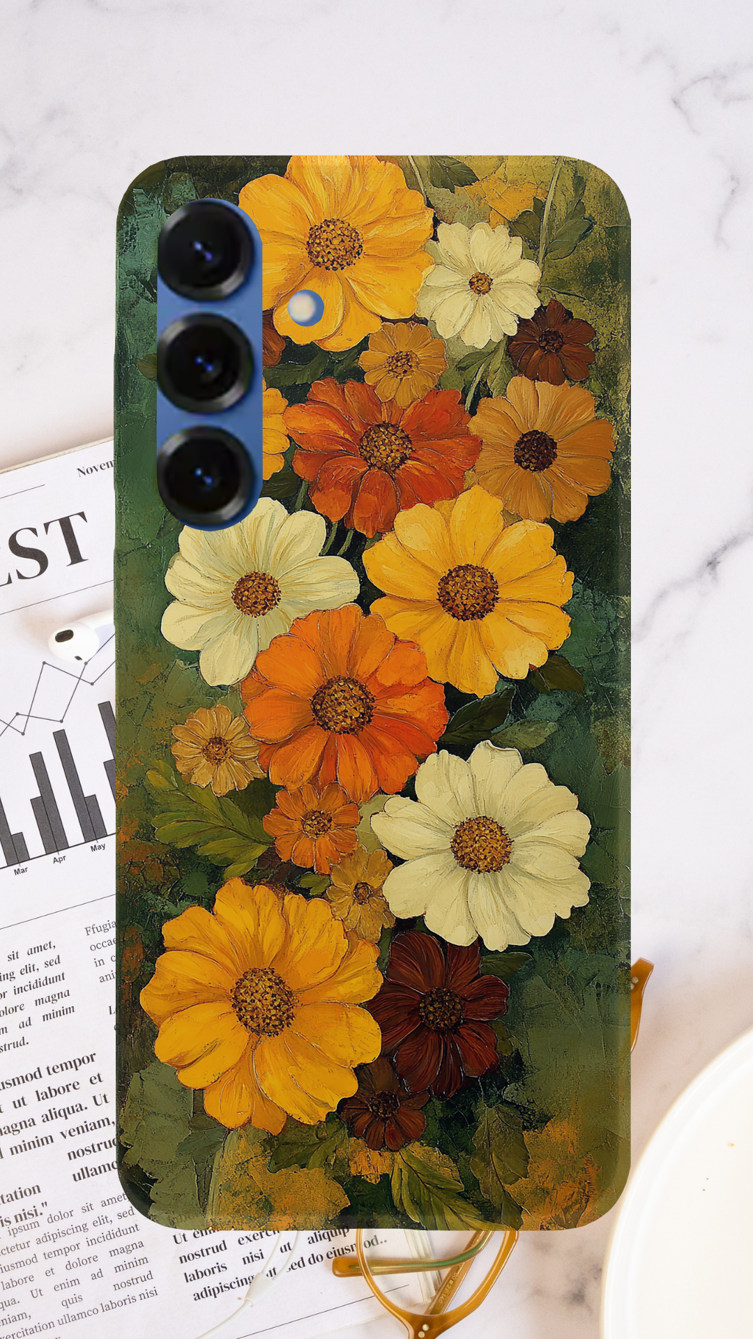 Personalized Botanical Dream Samsung Galaxy Case with Custom Name