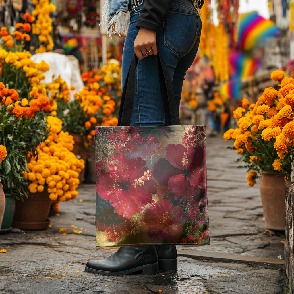 Custom Garden Tote Bag with Personalized Name for Shopping, Travel & Everyday Carry
