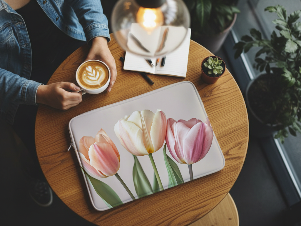 Personalized Tulip Workspace Bloomfolio with Custom Name