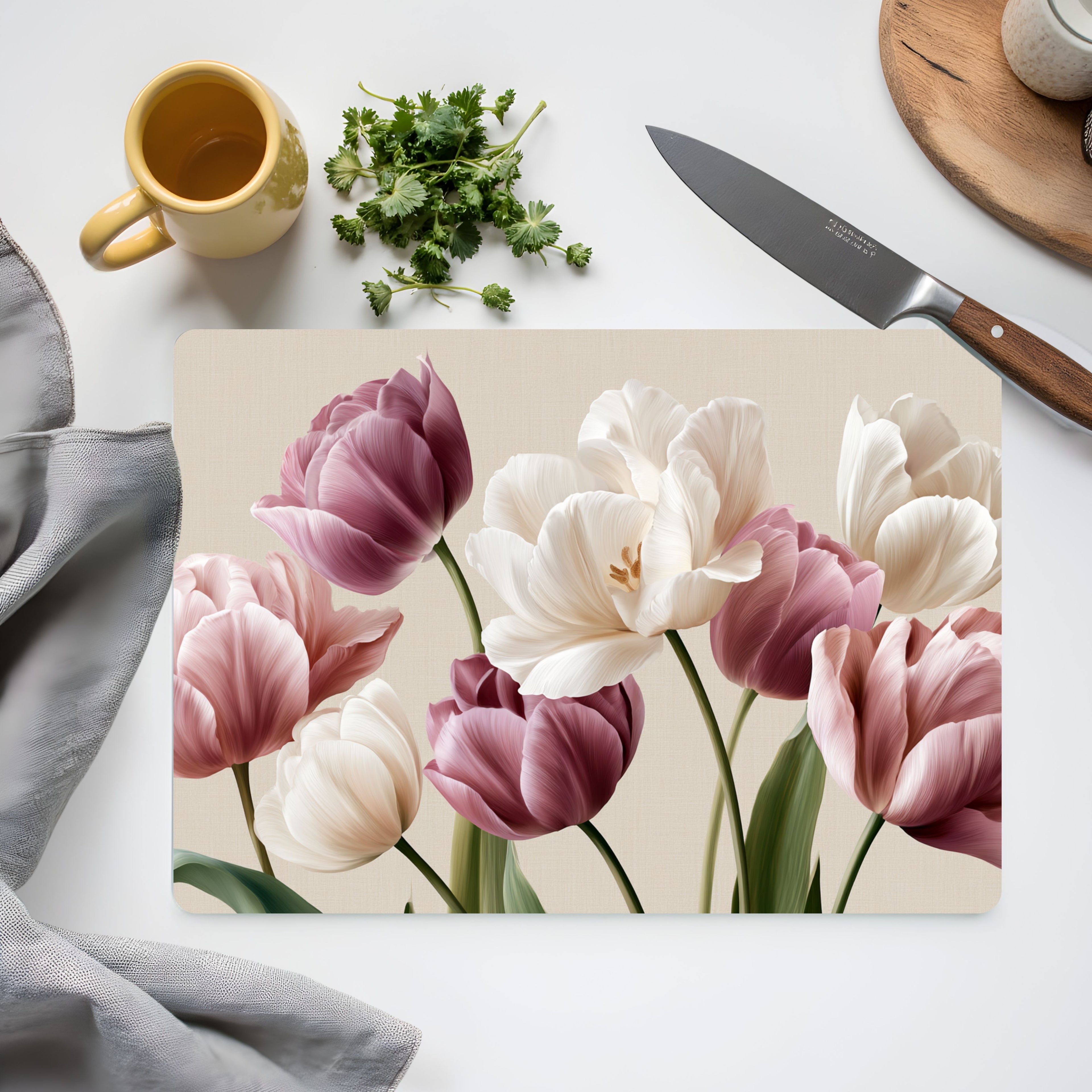 Tulip Blossom Serving Station Customized for Fresh Seasonal Kitchen Style