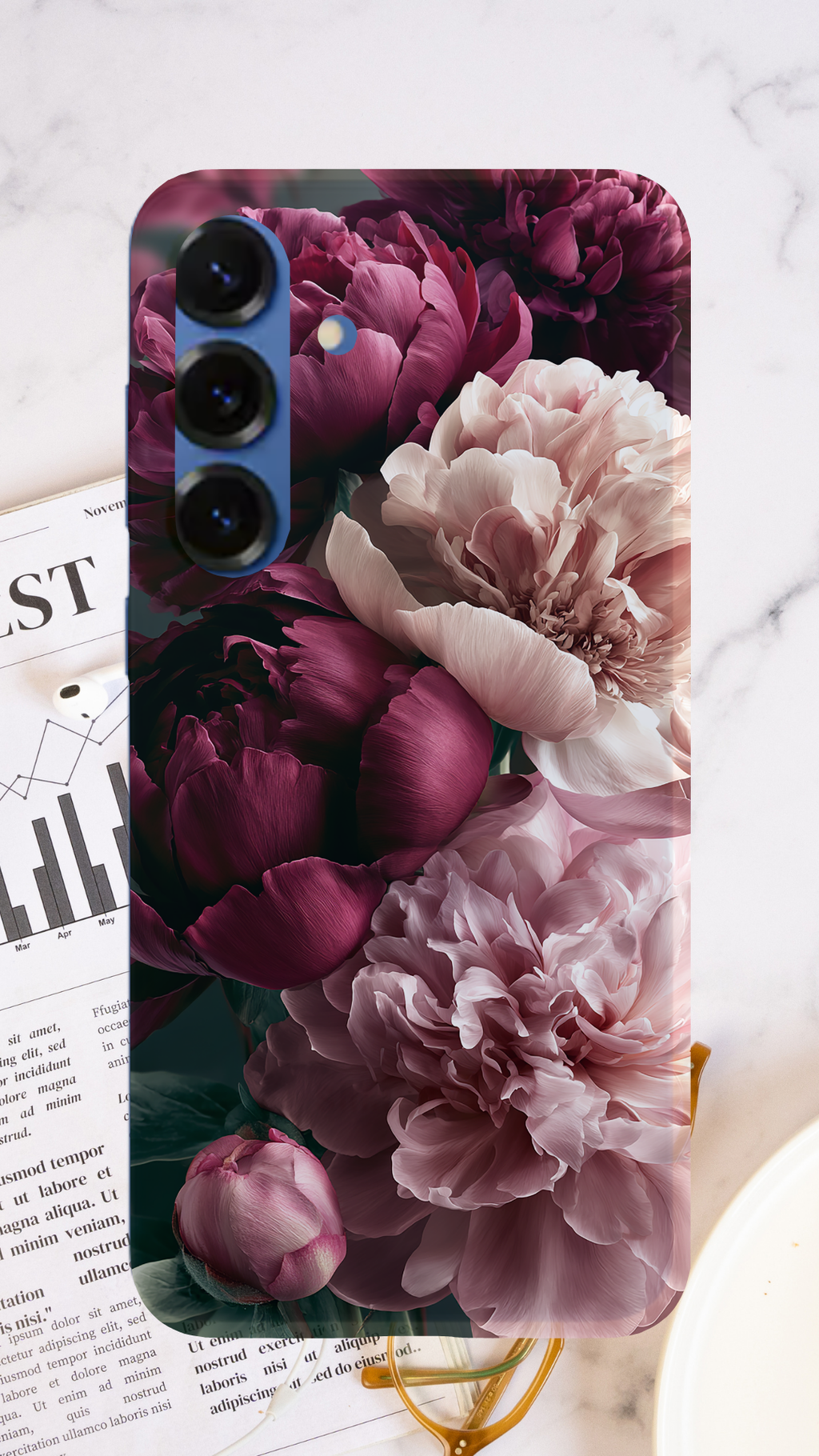 Personalized Blossom Escape Samsung Galaxy Case with Custom Name