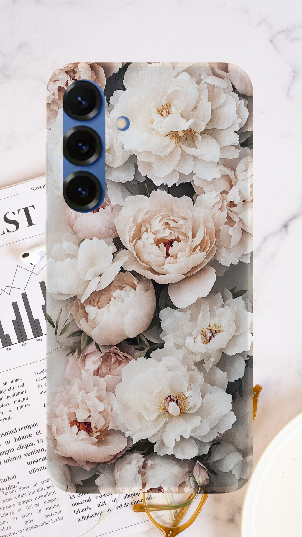 Personalized Blooming Paradise Samsung Galaxy Case with Custom Name