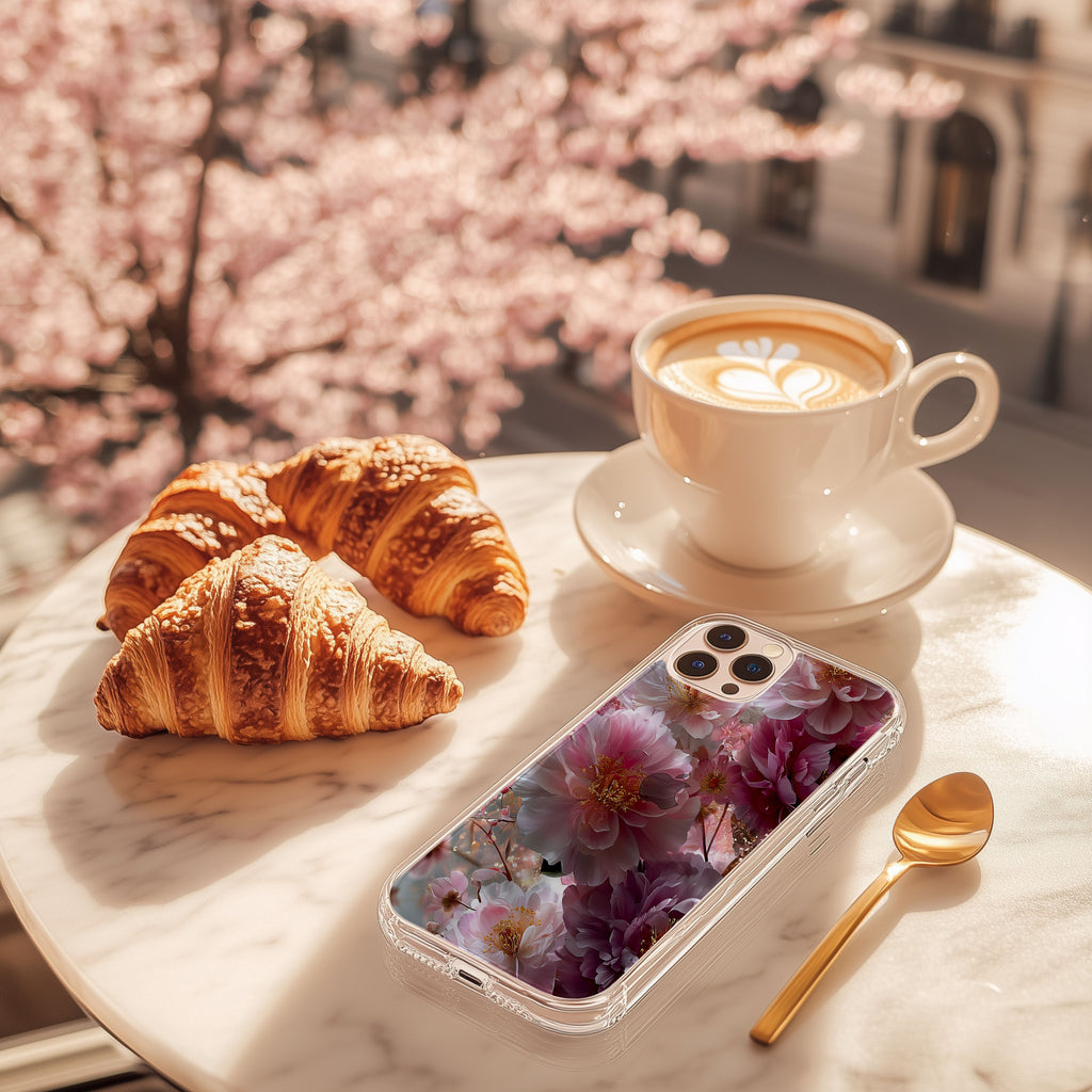 Personalized Bloom Serenade iPhone Case with Custom Name