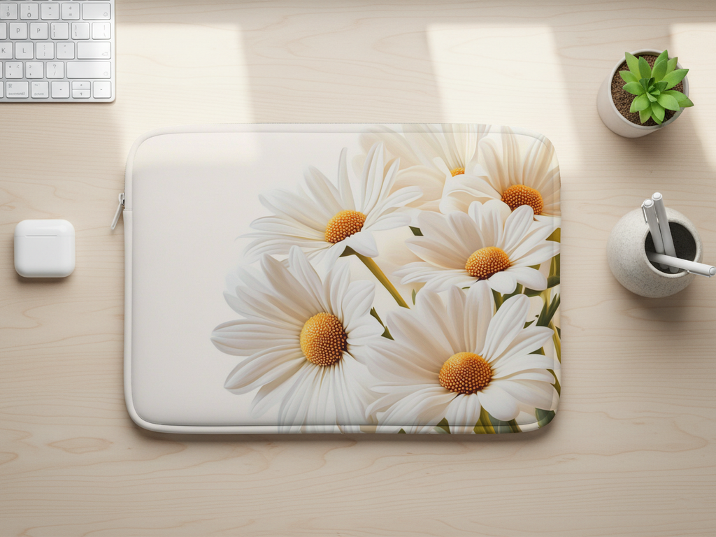 Personalized Daisy Digital Garden Wrap with Custom Name