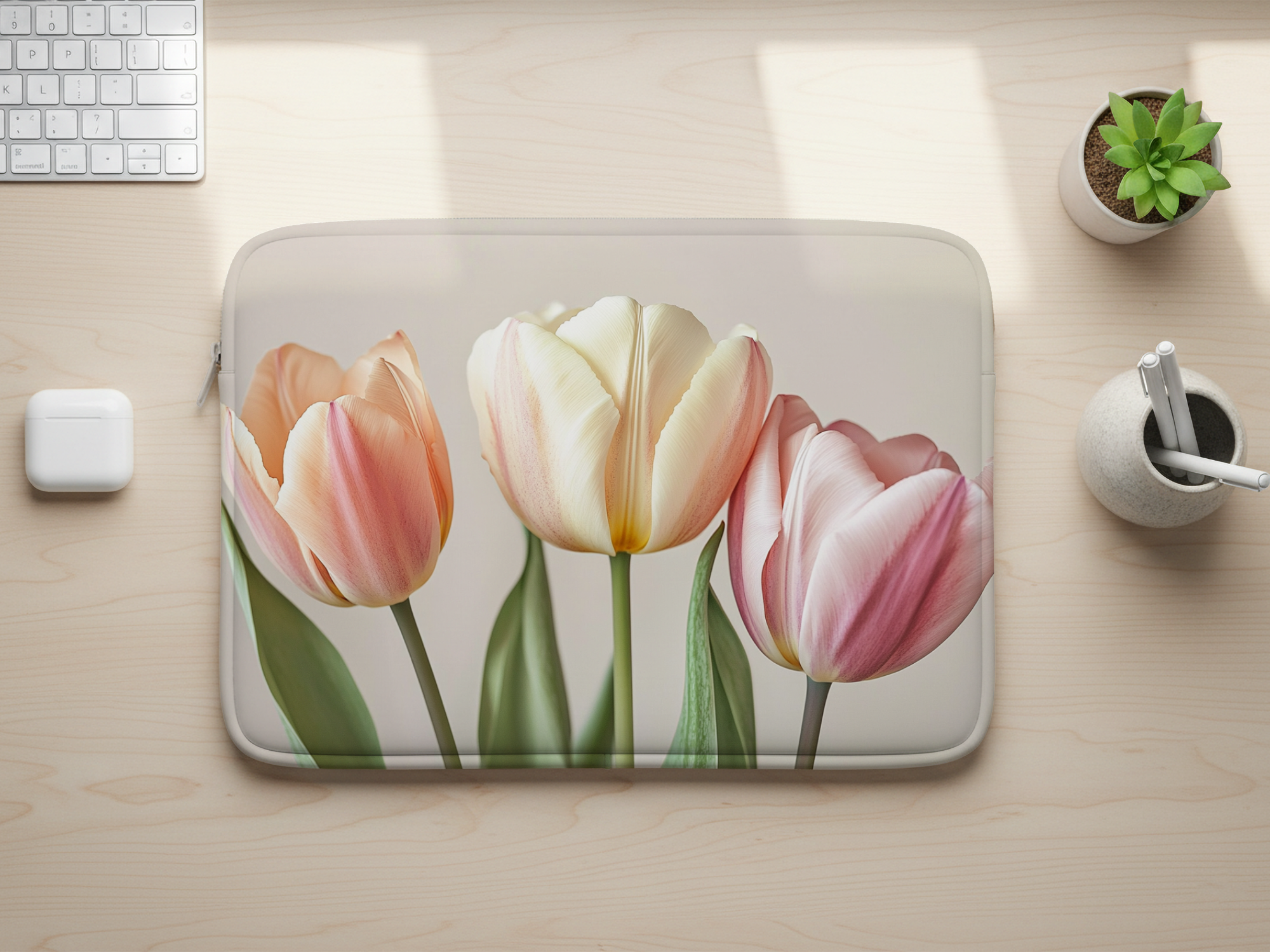 Personalized Tulip Workspace Bloomfolio with Custom Name