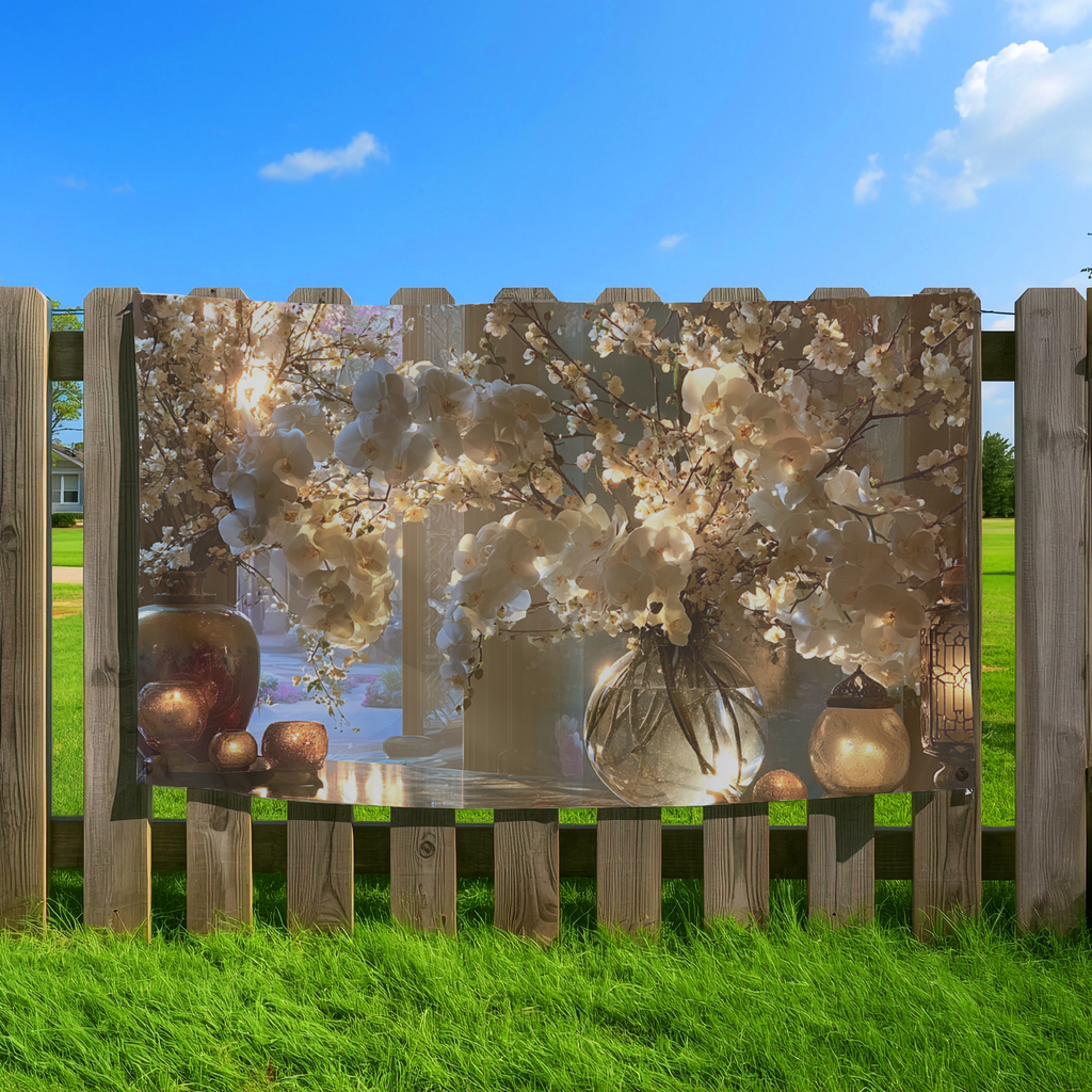 Custom Name Floral Garden Flag for Nature Lovers, Yard & Outdoor Decor