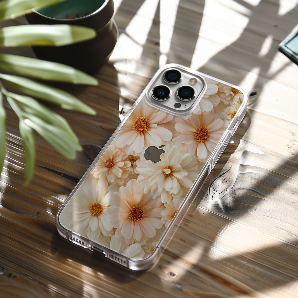 Personalized Botanical Elegance iPhone Case with Custom Name & Floral Designer Cover