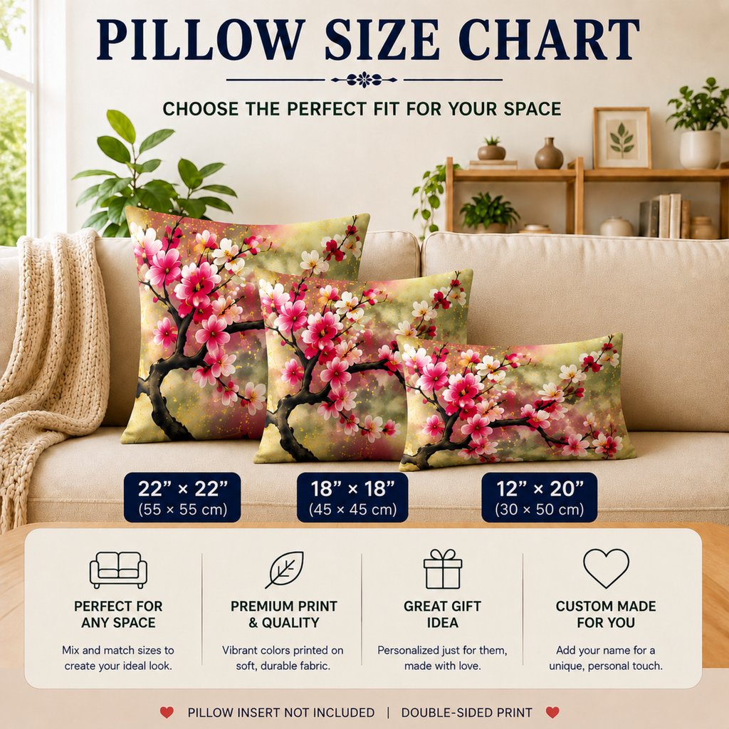 Personalized Cosmos Meadowlight Pillow with Custom Name